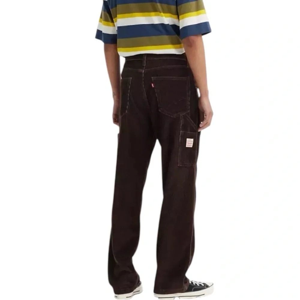 Levi’s 568 Straight Loose Fit Carpenter Corduroy Pant Men’s 32x32 Brown New